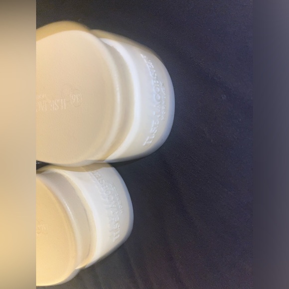 EUC ILSE JACOBSEN Sz 36 Tulip Solid Top Metallic Shimmer Slip On Slide Sandals - Picture 4 of 8